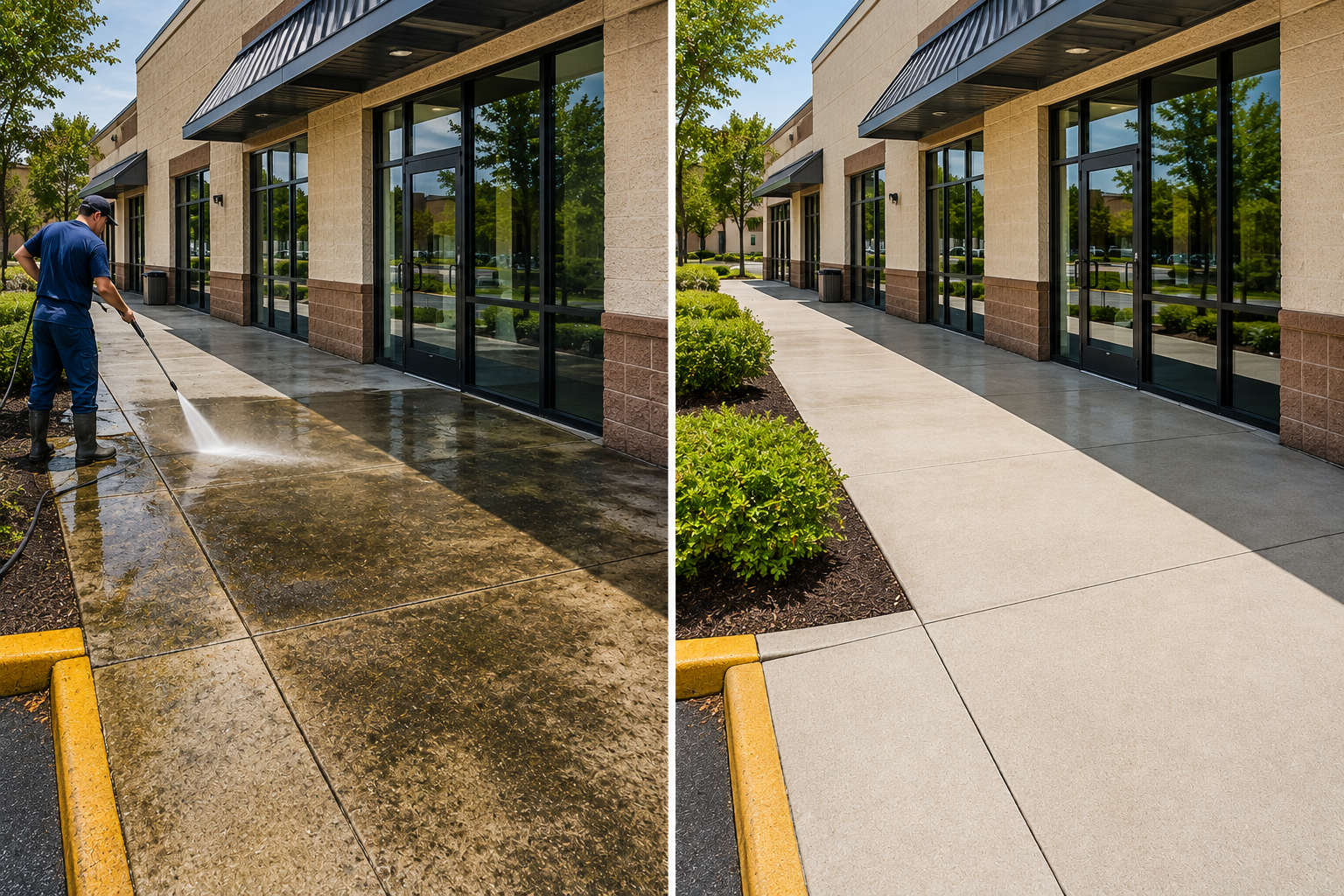 commercial pressure washing alpharetta ga