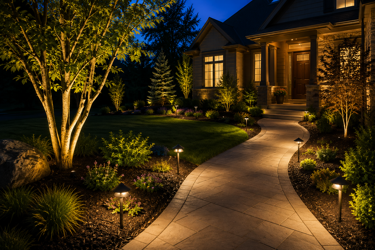 landscape lighting in alpharetta ga