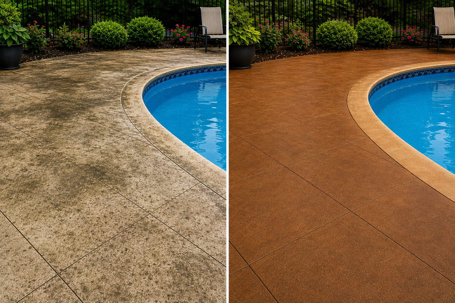 pool deck staining alpharetta ga